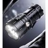 Multi-function mini flashlight electric display tail magnetic built-in battery outdoor portable flashlight emergency lights
