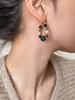 Vintage Pearl Niche Design Sense High-End Luxury Contrast Color Beaded Earrings For Women, Autumn