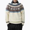 Unisex Retro Round Neck Sweater - Comfortable, Soft Knit Top for Autumn/Winter