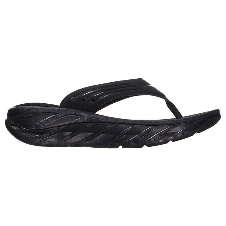 HOKA ONE ONE Ora Recovery Flip Black Dark Gull Grey 1099675-BDGGR