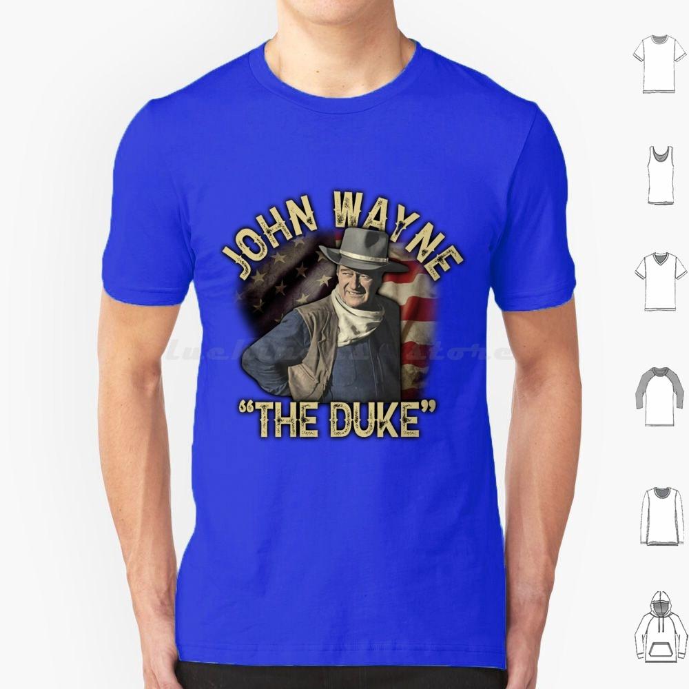 John Wayne The T Shirt Cotton Men Women DIY Print John Wayne Absinthe Joanne Cinema Fotografia Magliette The John Wayne Bravo