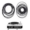 5PCS Universal 50-145mm Cassette Tape Machine Ruber Belt 1.5mm Width Common Belt for Recorders  DVDs Drives