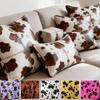 100x137cm Cowhide PU Leather Fabric  for Handcrafted Diy Soft Headboard Sofa Pillow Cover Upholstered Backrest Bag Material