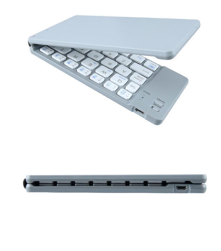 Foldable Bluetooth Keyboard & Silent Mouse Set for Huawei, iPads, Tablets
