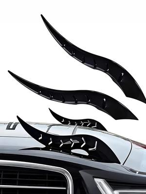 1 Pair Dragon Horn Modified Demon Car Horn Accessories – With Multi-functional Design and Unique Material Advantages.