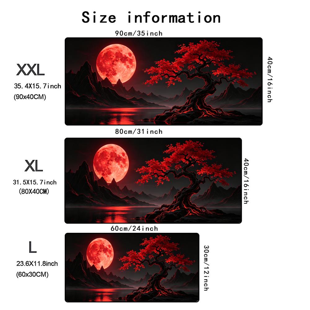 Landscaping Patterns Mouse Pad Computer Accessories Office Game Table Mats Rubber AntiSlip Gaming Keyboard Mousepad Desk Pads