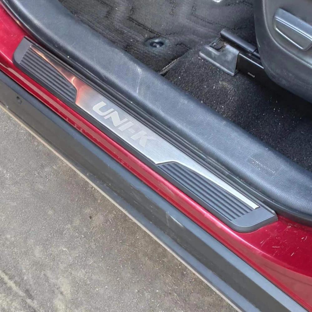 Car Accessories Threshold For Changan UNI-K UNI K Door Sill Protector Scuff Plate Trim Styling