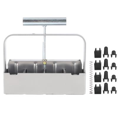 4 Grids Manual Soil Blocker Soil Blocking Tool for Seedlings Greenhouse Plant Growing Tool