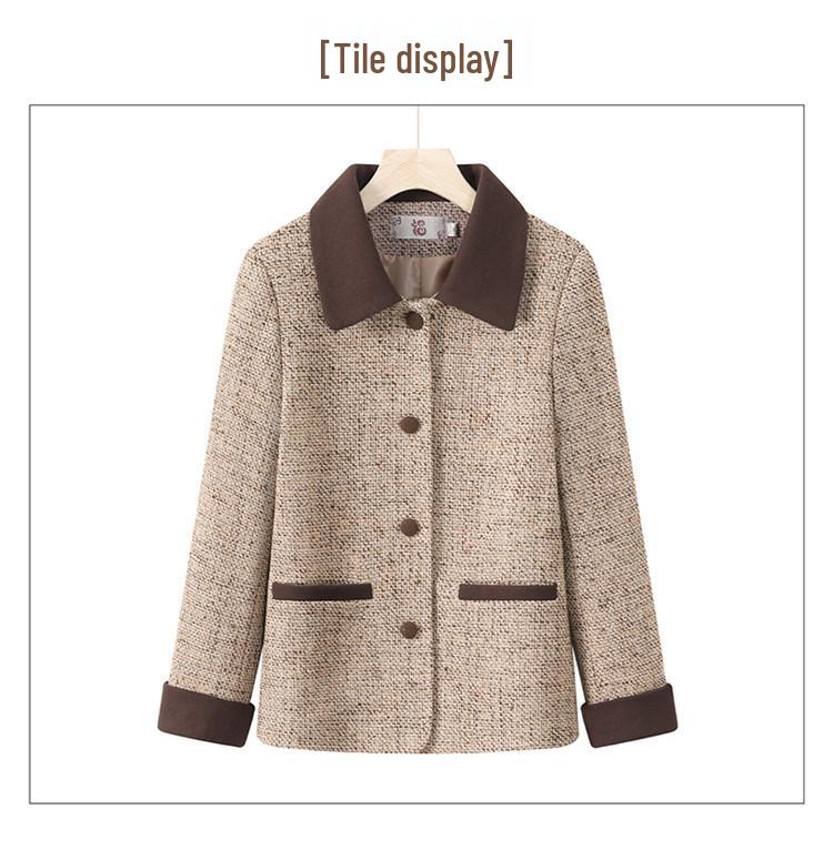 Spring 2025 Elegant Loose Jacket for Middle-Aged Women