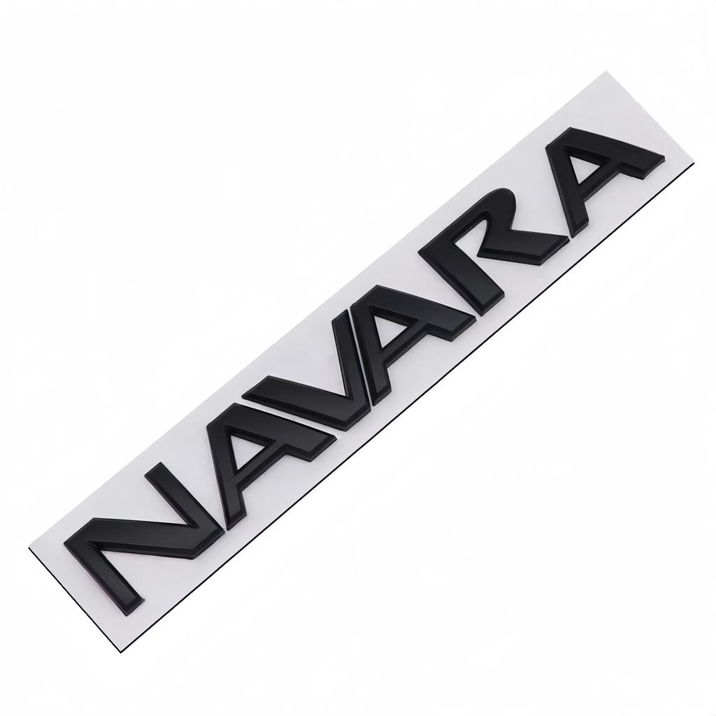 1PC 3D ABS NAVARA Logo Badge Sticker Rear Trunk Emblem Decal High-Quality Automotive Styling Accessories