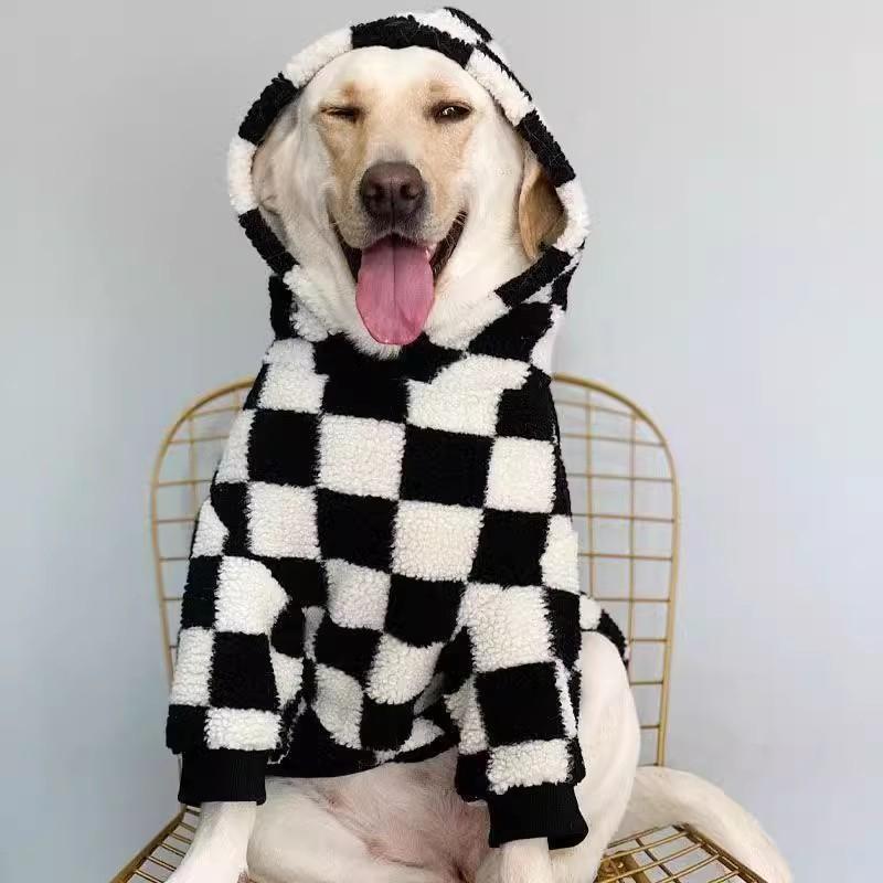 Large Pet Clothes Winter Big Dog Hoodie Coat Corgi Shiba Inu Border Collie Samoyed Husky Labrador Golden Retriever Clothing