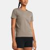 Under Armour Meridian Solid Crew Neck Short Sleeve T-Shirt Women Tops Linen 1379155-200