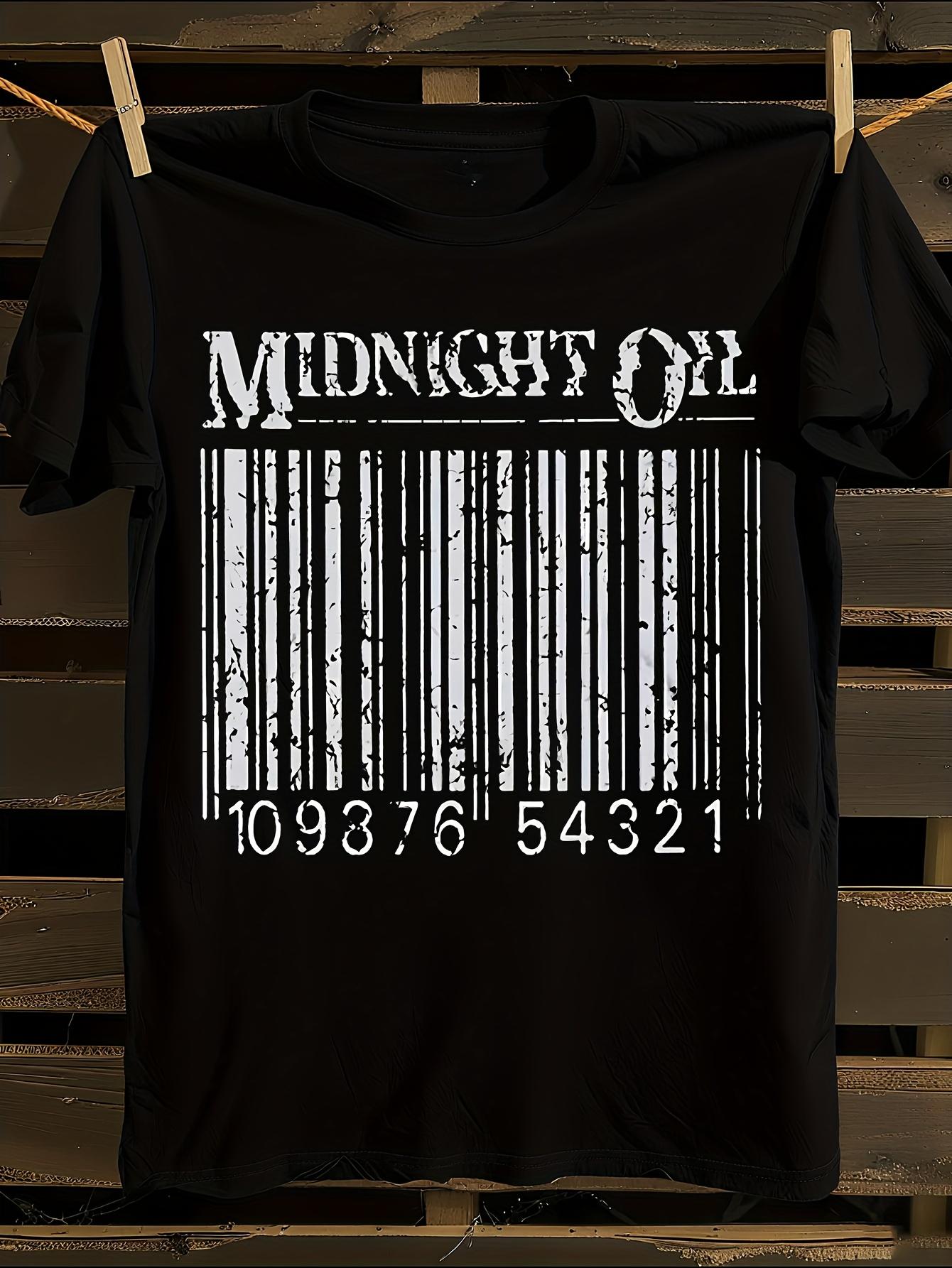 Allseason Apparel Midnight Oil Graphic Tshirt M