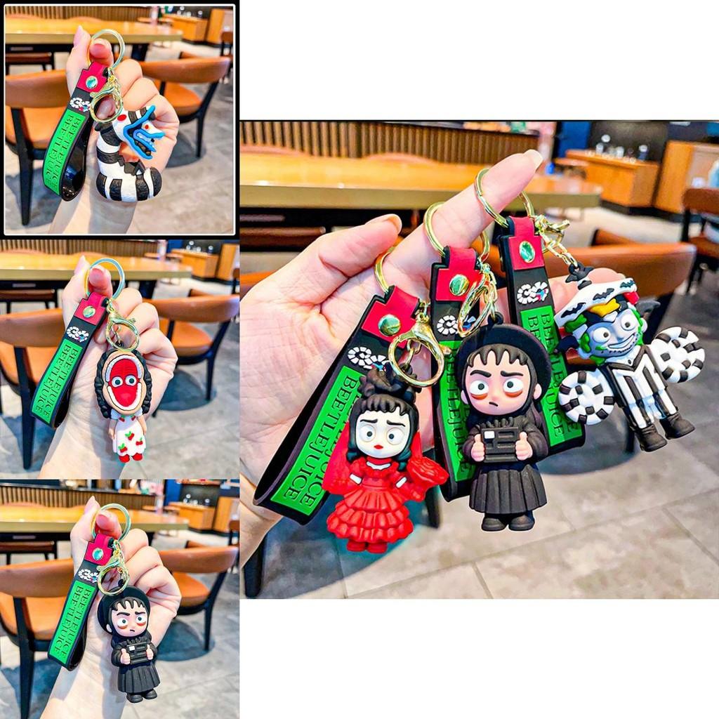 Bezaubernder Cartoon Bubble Mart Schlüsselanhänger Einzigartiges Geschenk für Halloween und besondere Anlässe