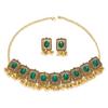 Elegant Rhinestone Tassel Necklace & Earrings Set: Ethnic Indian Retro Style Accessories for Women