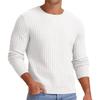 Round Neck Men's Pullover Fall And Winter Long Sleeve V-neck  Thickened Knit Base Sweater