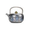 Tao Ding Xuan Blue & White Gilt Silver Teapot Set