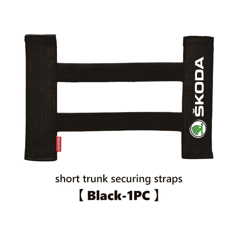 Car Interior Organizer Back Rear Trunk Storage Mesh Fixed Straps For Skoda S Kodiaq Octavia 2 3 Yeti Karoq Rapid Fabia VII VRSTN3