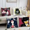 1pc Band Punk R-Ramones Anime Pillow Case Fashion Square Pillowcase Bedroom Sofa Room Ins Decoration Leisure