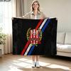 Deltras fc Print Flannel Blanket High Quality Warm Comfortable Cover for All Seasons Perfect for Gifts Home Decor