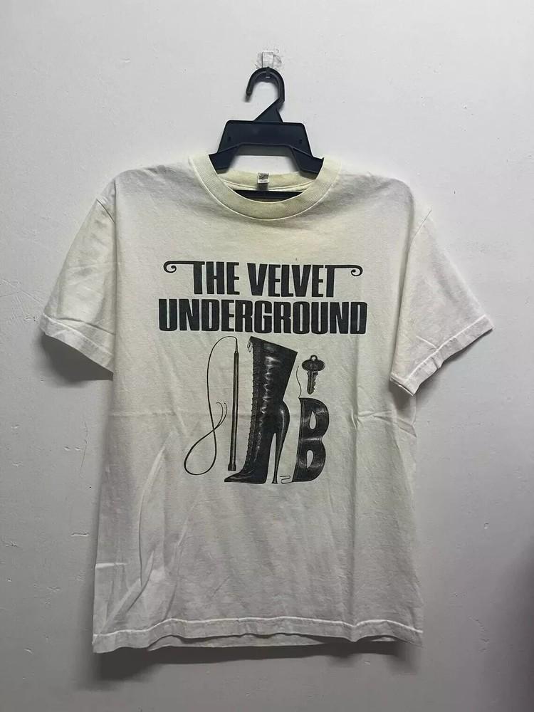 The Velvet Underground Lou Reed Boots Of Leather Band White Unisex Tshirt Unisex T-Shirt XXXL