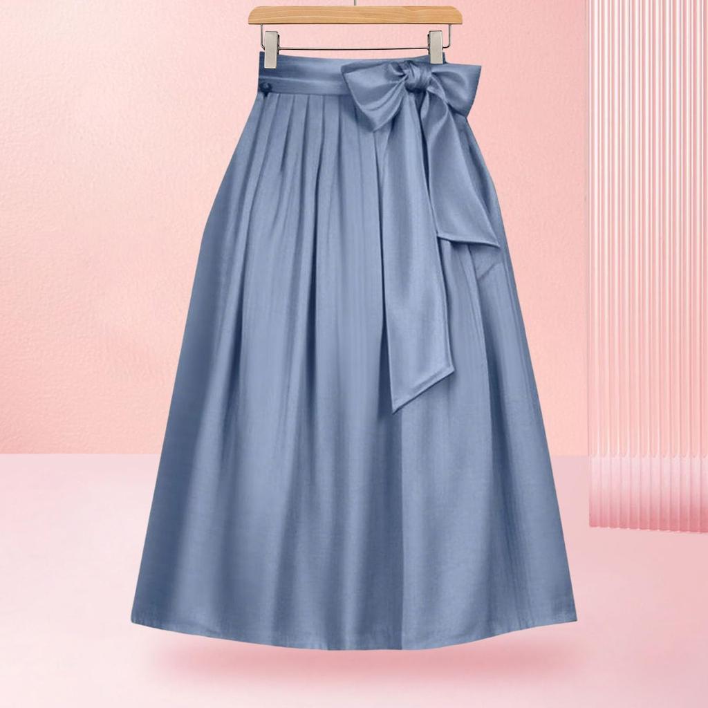 Women's Fashion Solid Color German Traditional Bavarian Beer Festival Retro Strap Pleated Skirt Half Apron