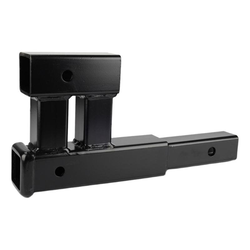 Double Hitch Elevator Adapter Hard Trailer Hitch Extender System Double Function Hitch Extension Easy To Use for Trailer