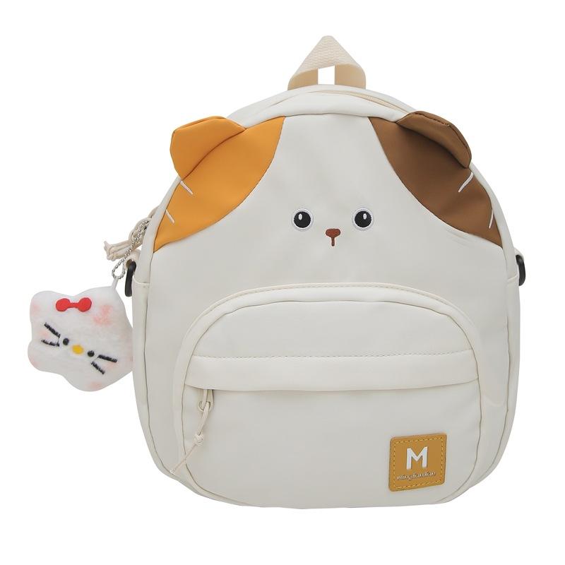 Schoolbag Japanese Cute Cartoon Kitten Backpack Girl Primary School Bag Small Fresh Versatile Travel Spring Outing Small Backpack