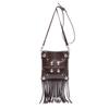 Fashionable design bucket bag   Personalized Rivet Shoulder Bag Fashion Tassel Trend Crossbody Small Square Bag