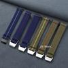 Nylon Braided Watch Band Elastic Nylon Strap French Troops Parachute Bag Universal Wristbelt Men Women Sport Bracelet 18 20 22mm