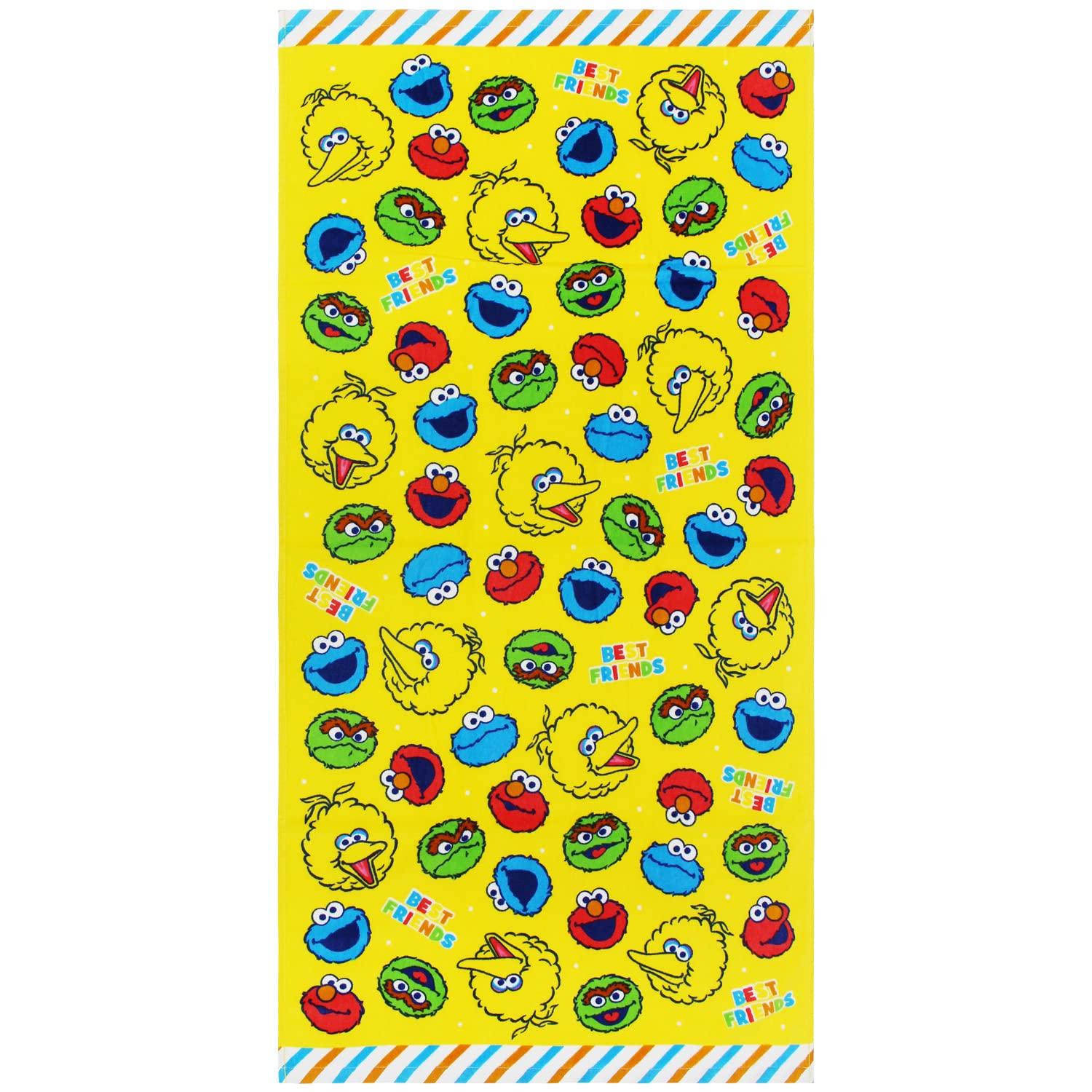 

Hayashi Bath 60 x 120 Sesame Street BM430200 Towel, Yellow, Approx. cm, Cheerful,