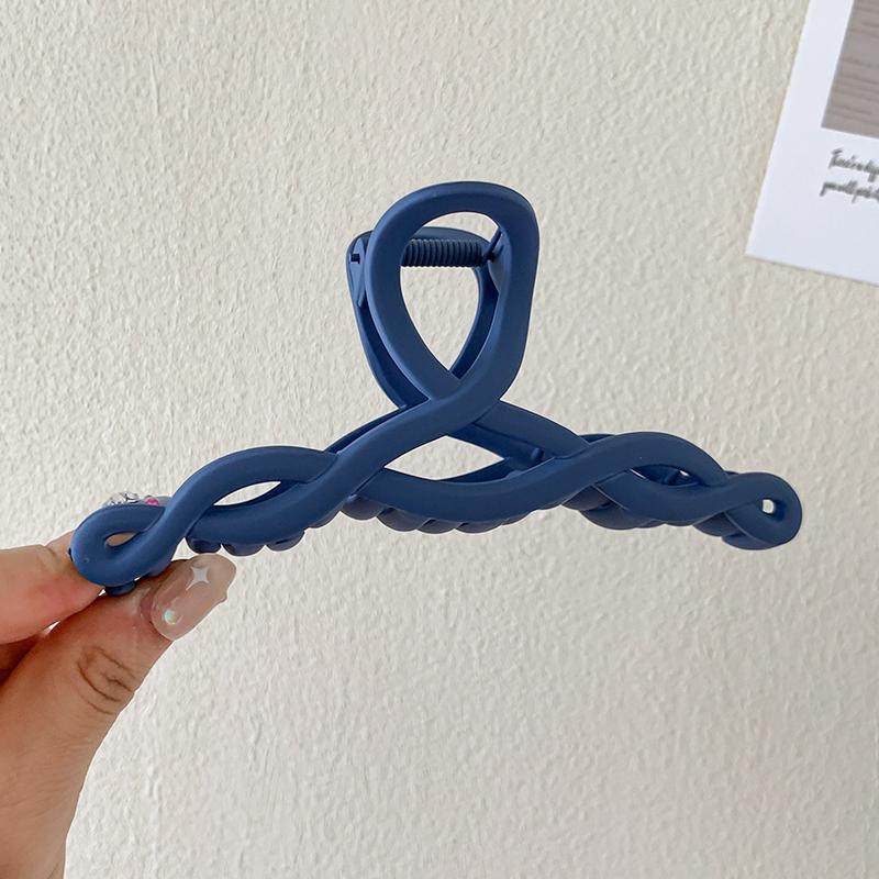 11-13cm Vintage Cross Hair Clip Large Barrette Crab Hair Claws Bath Ponytail Clip for Women Girls Claw Clip Hair Accessories
