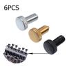 6 sztuk Elektryczny Mostek Tremolo z Podwójnym Systemem Śruby do Precyzyjnej Regulacji Gwintowane Do Systemów Tremolo Floyd Rose Akcesoria do Gitary Basowej