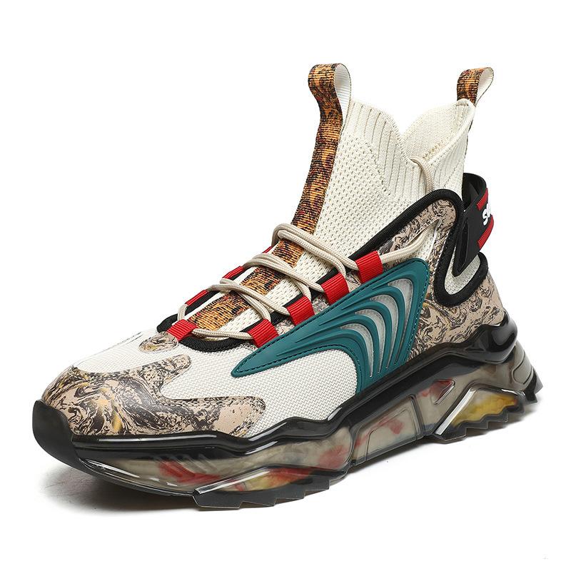 

Модные мужские туфли с высоким берцем. Лето 2022. Новейшие повседневные мужские туфли. Большой размер. Баскетбольная трендовая обувь. Спортивная обувь для папы.
