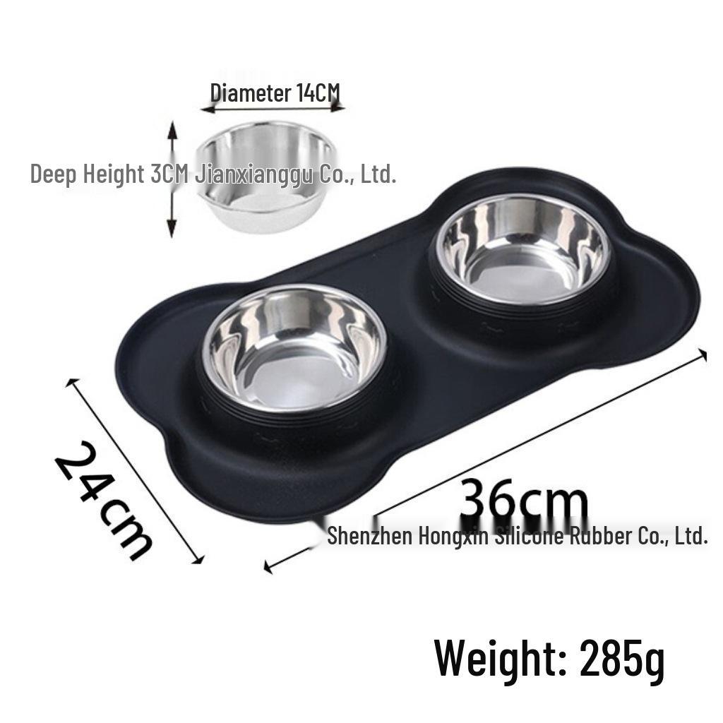 Large Silicone Pet Feeding Mat - Easy Clean, Non-Slip, Waterproof, Foldable for Cats & Dogs