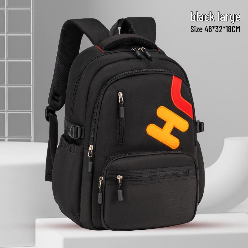 2025 Student Backpack: Grades 3-9, Dual Shoulder, Unisex, Decompression Design for Primary & Middle School