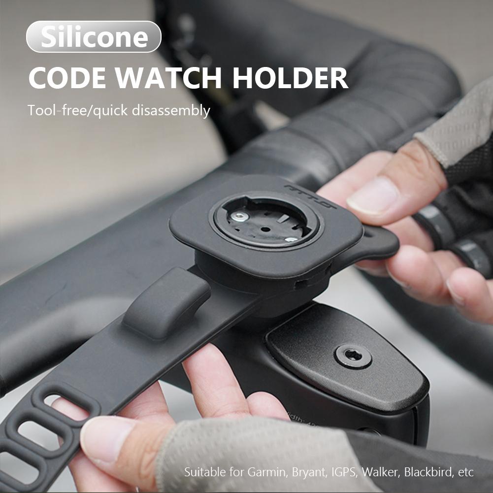 Silicone Bicycle Handlebar Computer Mount Multi-Function Cycling Extended Computer Mount Bike Computer Stand Cycling Accessories