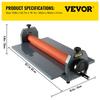 25.5" 650MM Manual Cold Roll Laminator Vinyl Photo Film Mounting Laminating Machine Cold Roll Laminating Machine