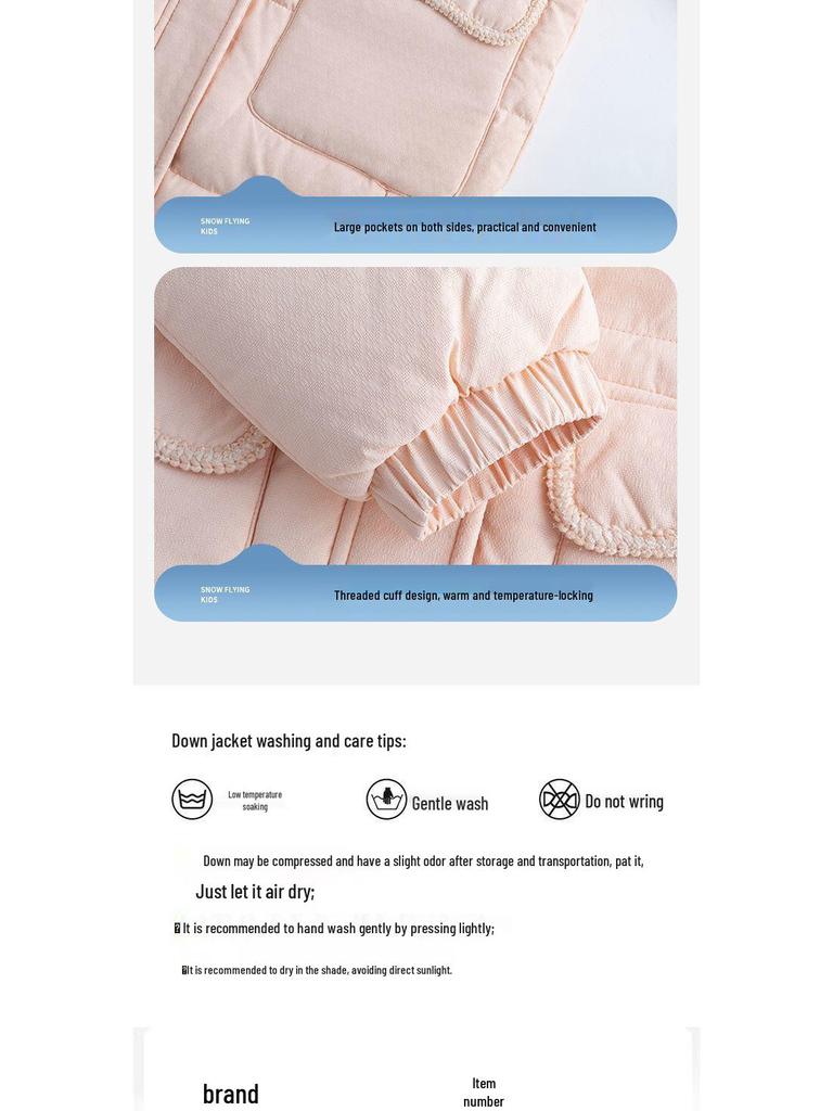 Girls' Mid-Length Down Jacket - 2025 Winter Collection: Thick, Warm, and Stylish for Children