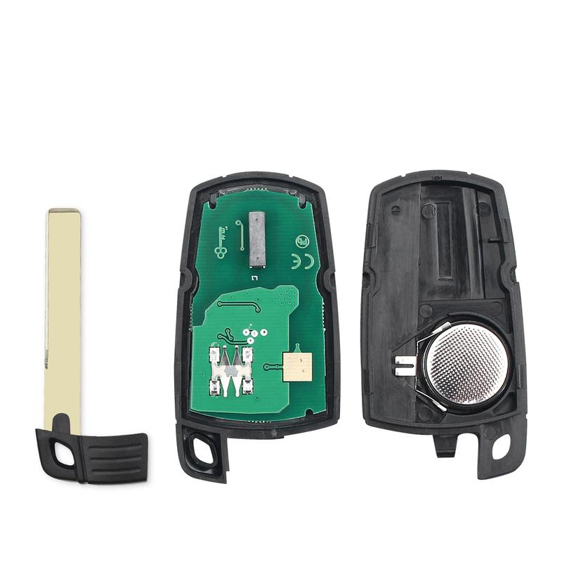 KEYYOU With Battery 315/433/868Mhz Car Remote Smart Key For BMW 1/3/5/7 Series X5 X6 Z4 CAS3 Systems KR55WK49127 ID46 Chip Key