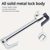 Auto Lock Aluminum Alloy Steering Wheel Lock Baseball Lock Adjustable Retractable Anti-theft Lock Clutch Lock