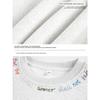 Trendy Brand Early Autumn Letter Print Loose Casual Crew Neck Long Sleeve Hoodless Heavyweight Sweatshirt for Men and Women in Spring and Autumn