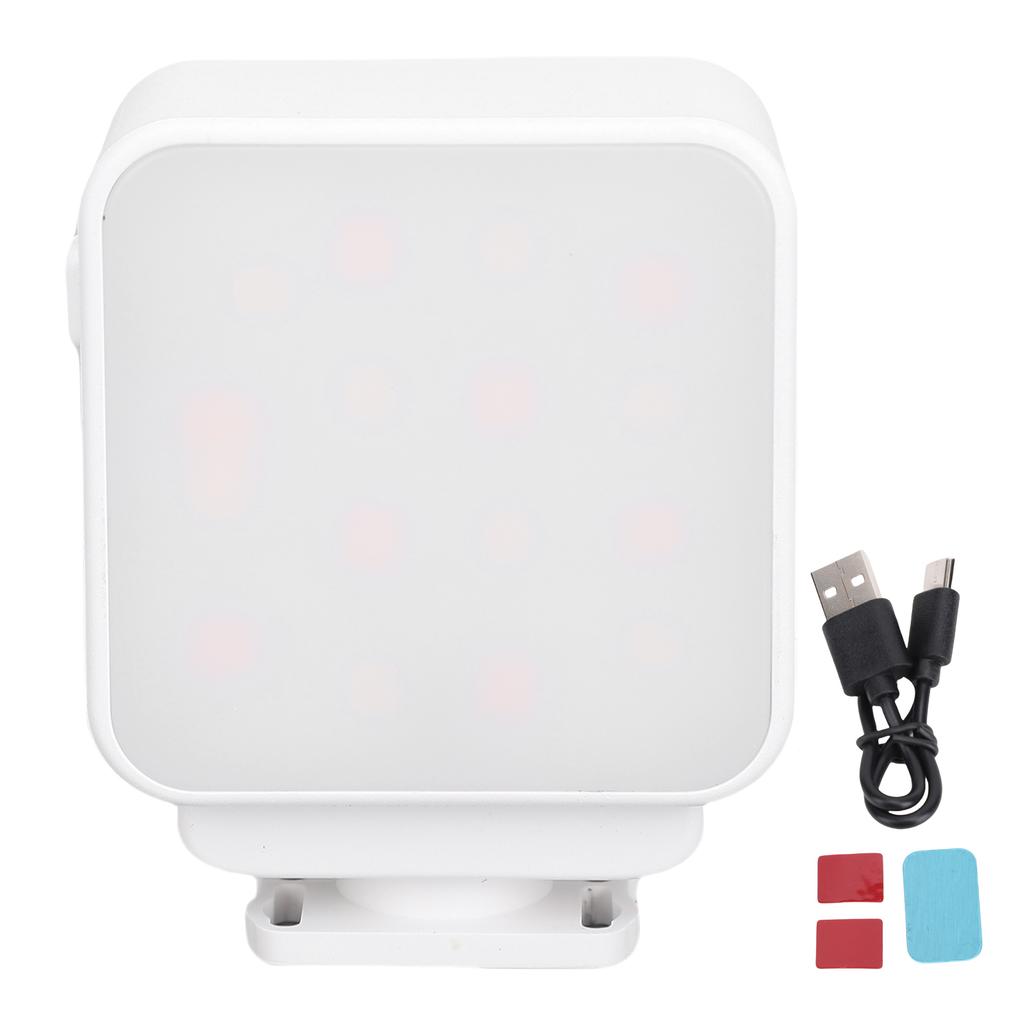 Magnetic Fill Light Fit for DJI Osmo Pocket 3 Action Camera LED Video Light Photography Fill Lighting Accessory White