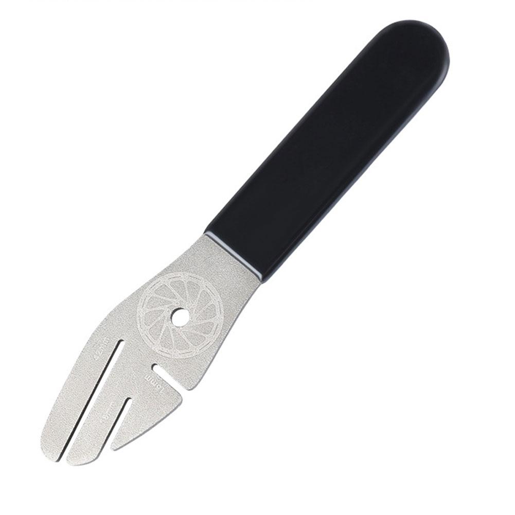 Bike Bicycle Disc Brake Rotor Alignment Truing Tools Mountain Bicycle Disc Flattening Correction Wrench Stainless Steel Tool