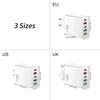 Practical 65W Charging Hub USB Type C Port Automatic Power Adjustment Simultaneous Charging Head for Various Devices