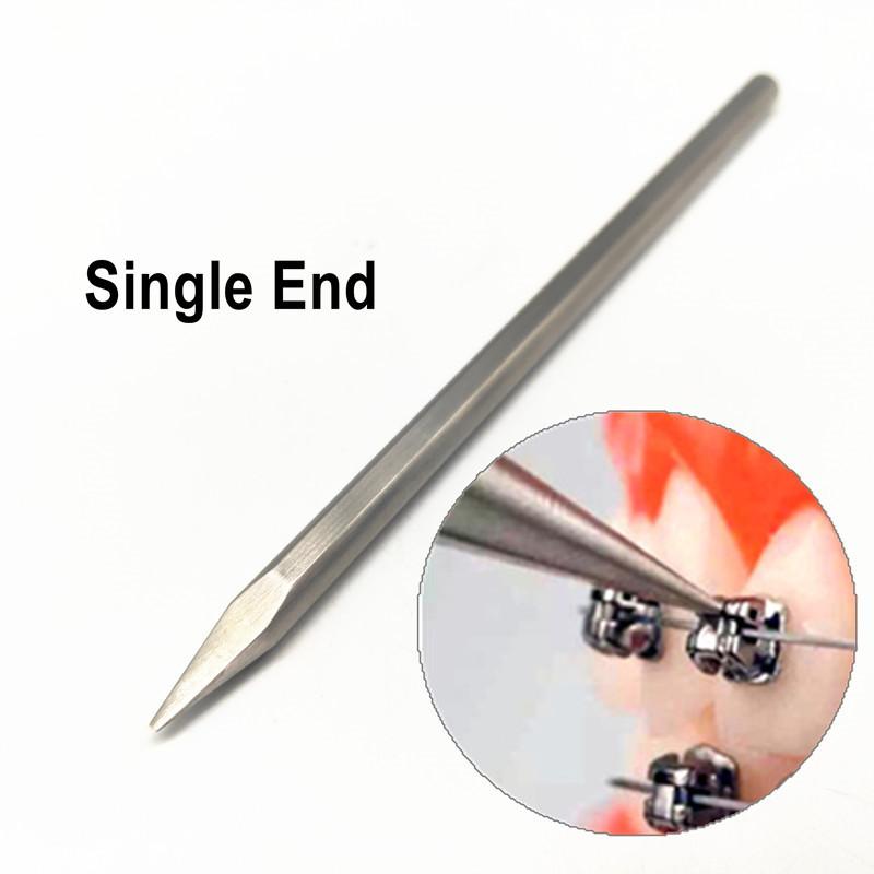 

Инструмент для открывания зубов, инструмент для открытия самолигирующихся пассивных кронштейнов, стоматологический кронштейн, отмычки, открывалка для самолигирующих брекетов, инструмент для стоматолога 1 piece Single End