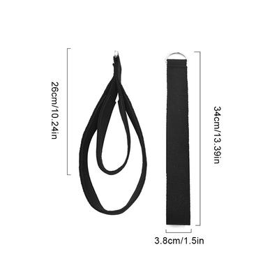 2PCS Pilates Straps Fitness D-Ring Straps D-Ring Exercise Straps Exercise Accessories for Home Gym Workouts