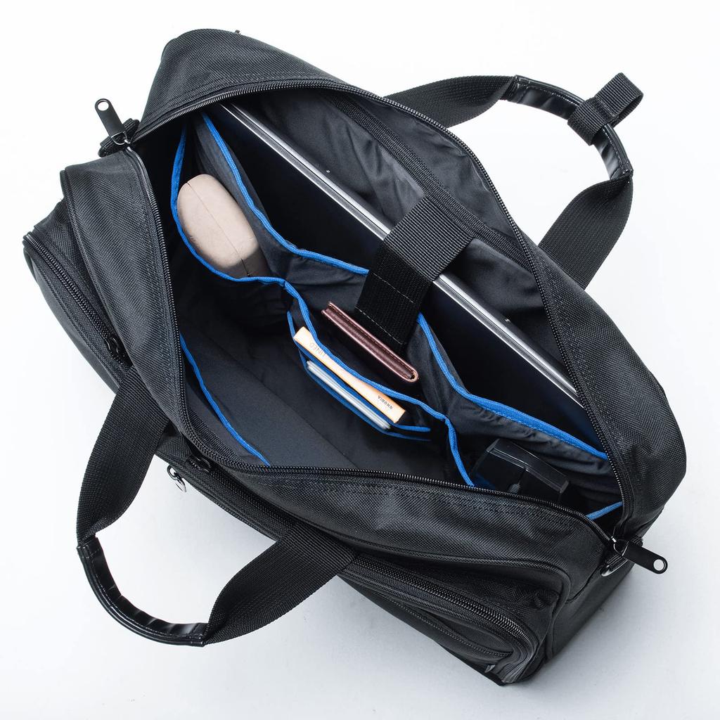 Sanwa Supply Business Bag 3-Way (13.3-inch Wide, Black) BAG-3WAYT2BKN