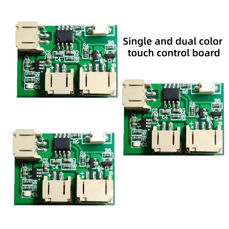 1/3/5 Stück Schlafzimmer Büro DIY Zubehör Buchenholz LED Schreibtischlampe 3 Stufen Dimmung Touch-Steuerung USB C Timer Aus-Steuerplatine