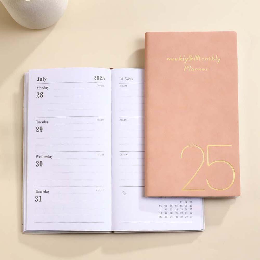 Time Organizer A6 Planner Notepad 365 Days 2025 English Agenda Book 2025 Planner Notebook  Weekly